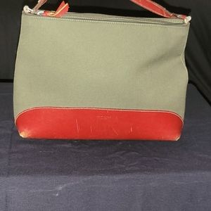 Kate Spade Canvas and leather bag
